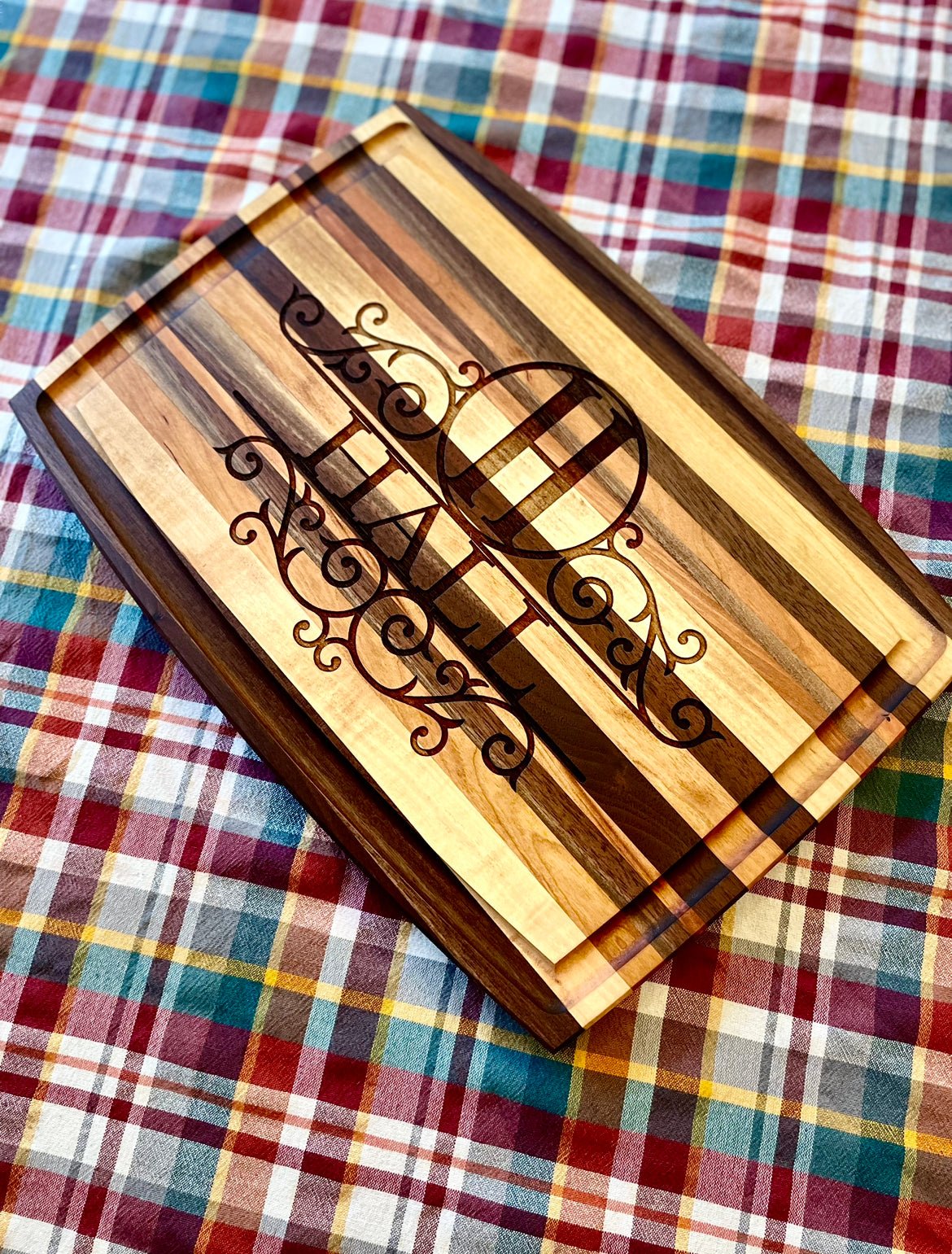 Personalized Wood Cutting Board